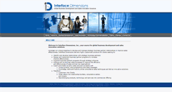 Desktop Screenshot of interfacedimensions.com