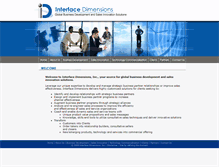 Tablet Screenshot of interfacedimensions.com